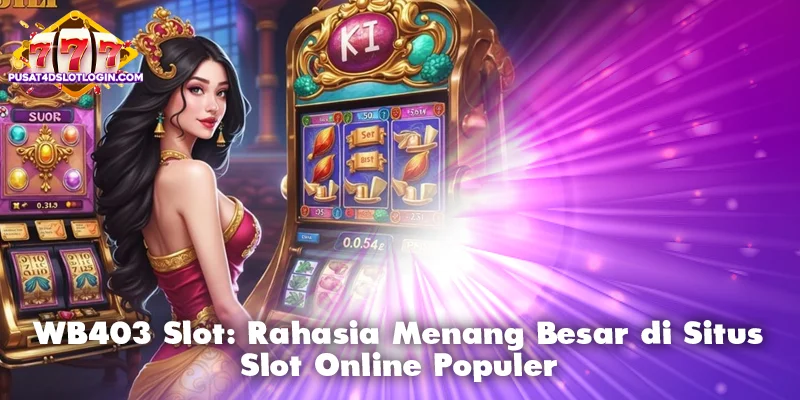 WB403 Slot: Rahasia Menang Besar di Situs Slot Online Populer